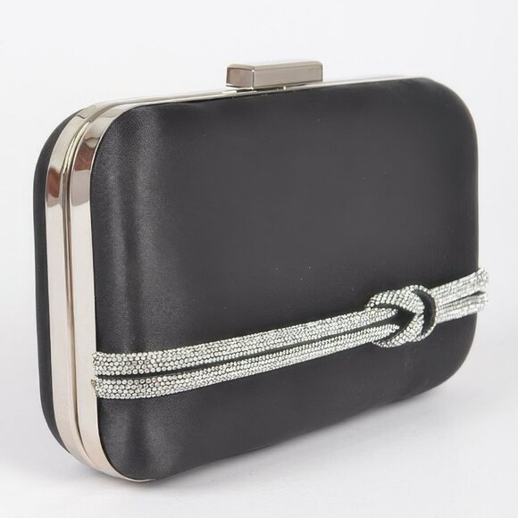 Satin Frame Party Clutch - Picture 2 of 9